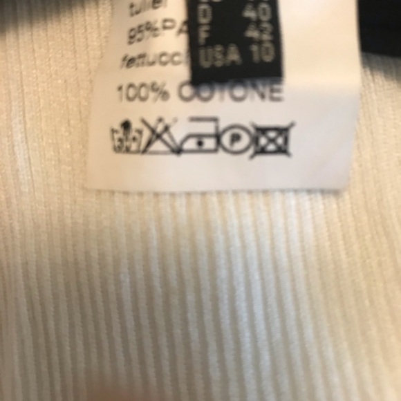 Mariella Rosati Black Abstract Top Size 46 - Picture 6 of 7